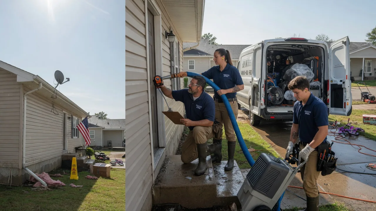 Ceiling Water Damage Restoration in Bentleyville, PA near me